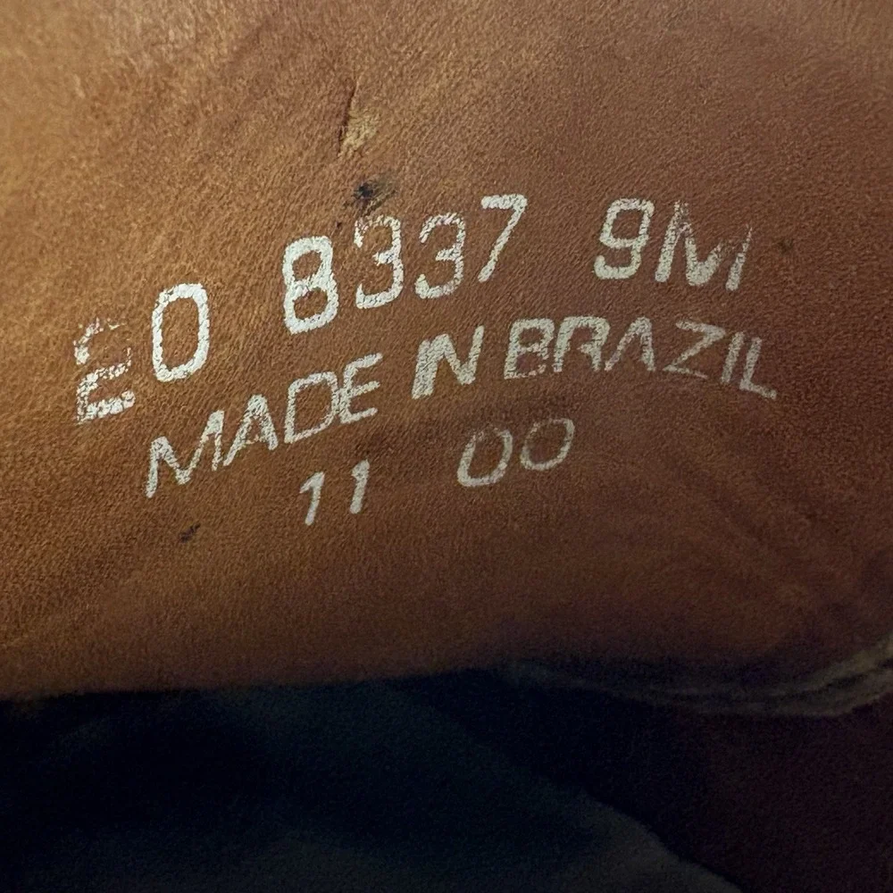 Johnston Murphy Passport Beige Leather Tassel Kiltie Loafers 9M Brazil EUC